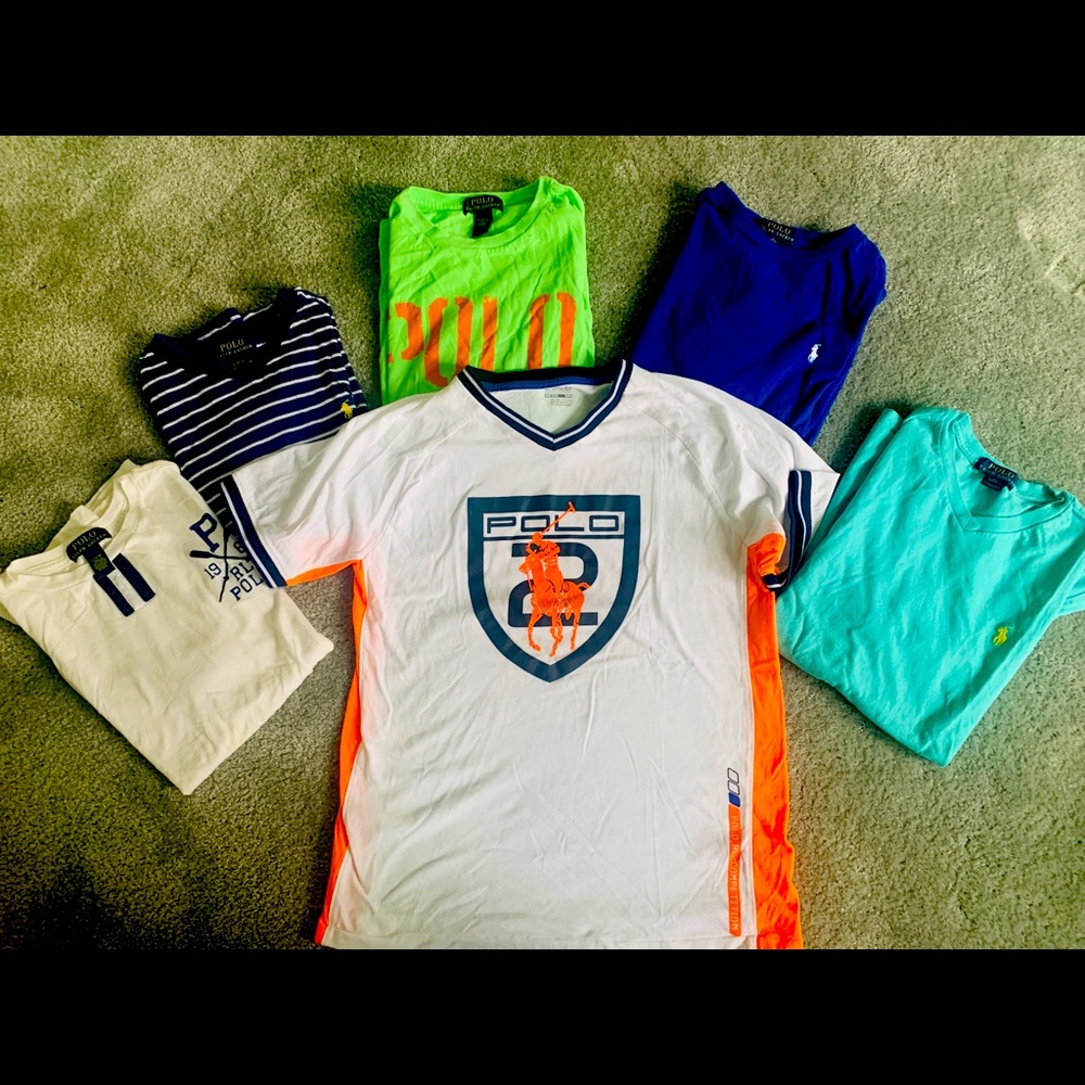 Boys Pili Ralph Lauren T-shirt Lot